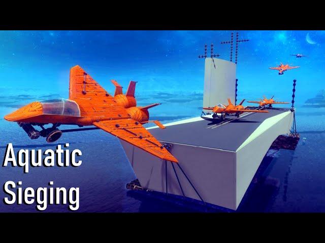 Making An Aircraft Carrier in Besiege