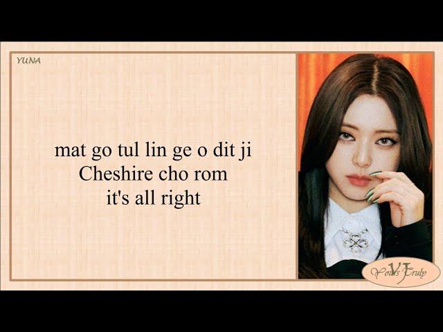 ITZY Cheshire Easy Lyrics