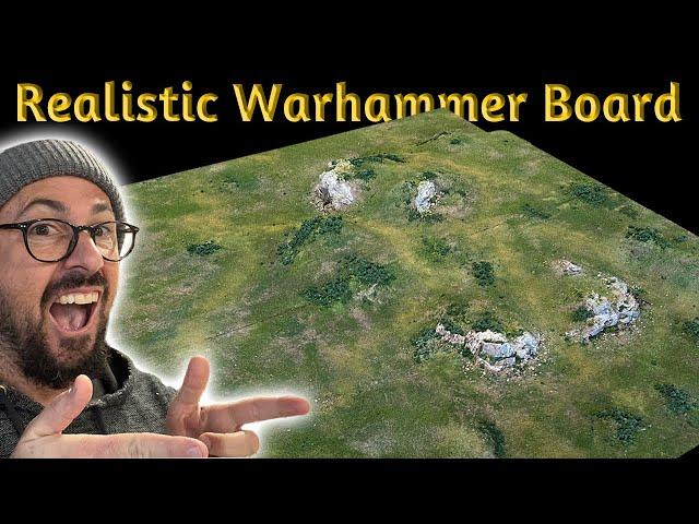 How to build a realistic modular game board for Warhammer ~ tabletop wargaming terrain