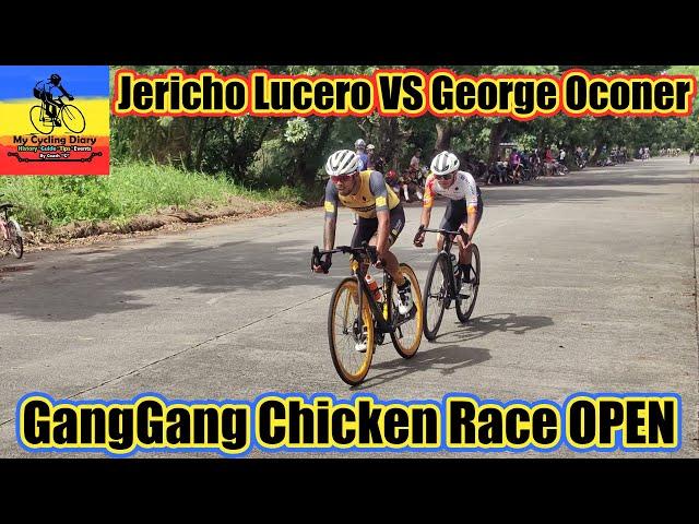 Jericho Lucero VS George Oconer | GangGang Chicken Race OPEN | My Cycling Diary