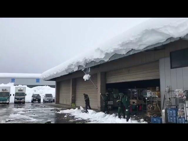 雪下ろしの恐怖