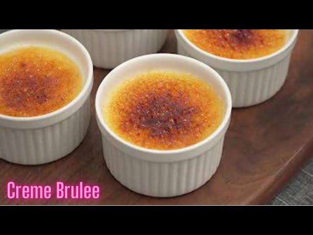 طرز تهیه کرم بروله یه دسر فرانسوی جذاب | How To Make Creme Brulee Recipe [ASMR]