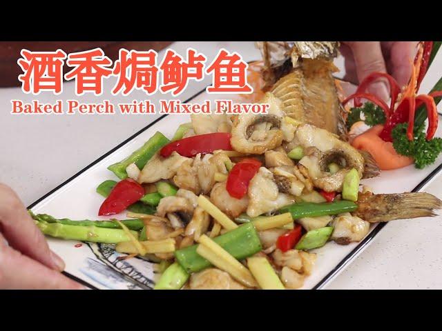 Baked Perch with Mixed Flavor  - Chef Yao Cooking Chinese Food Show