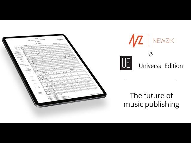 Universal Edition in cooperation with Newzik - Raphael Schumann, CEO of Newzik