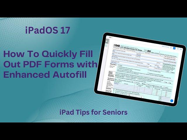 How To Quickly Fill Out PDF Forms with Enhanced Autofill