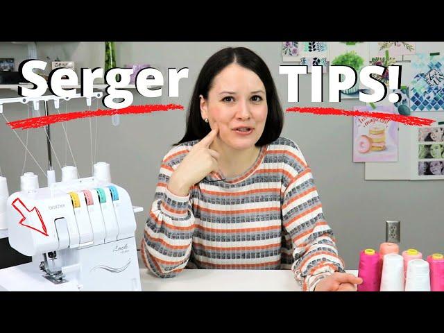 My BEST serger tips! - money saving, finishing seams and many more...