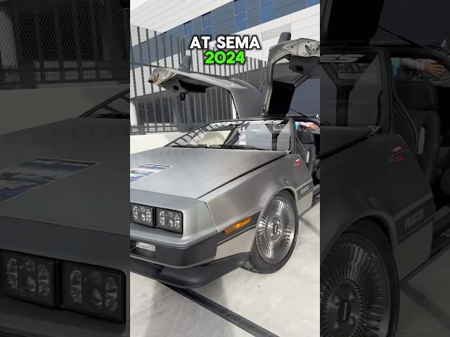 The Ferrari Swapped DeLorean at SEMA 2024!