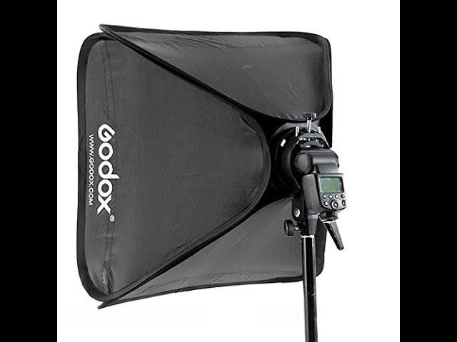 Godox softbox 24x24 inches and s-bracket: review, demo and sample pictures