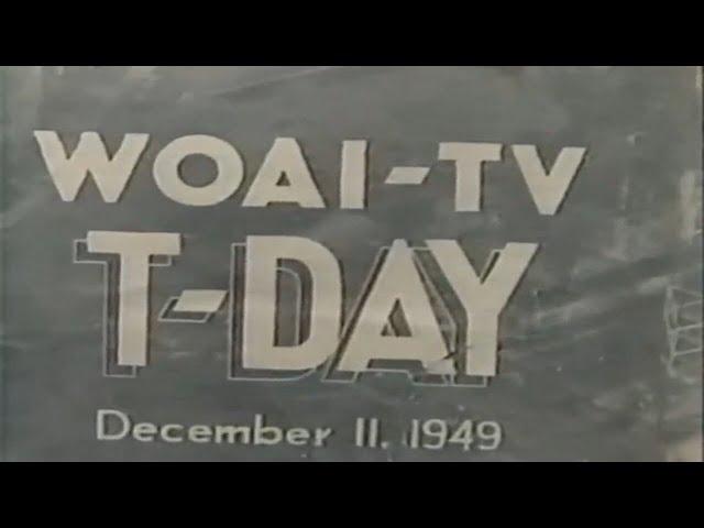 WOAI-TV Channel 4 signs on 75 years ago today as San Antonio's first television station