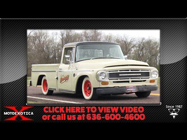 1968 International C-Series 1000 Half-Ton Fleetside Pickup -- SOLD