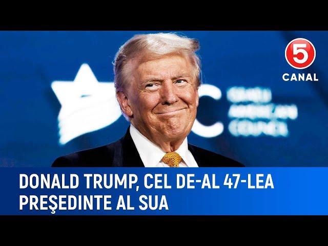 Donald Trump, cel de-al 47-lea preşedinte al SUA