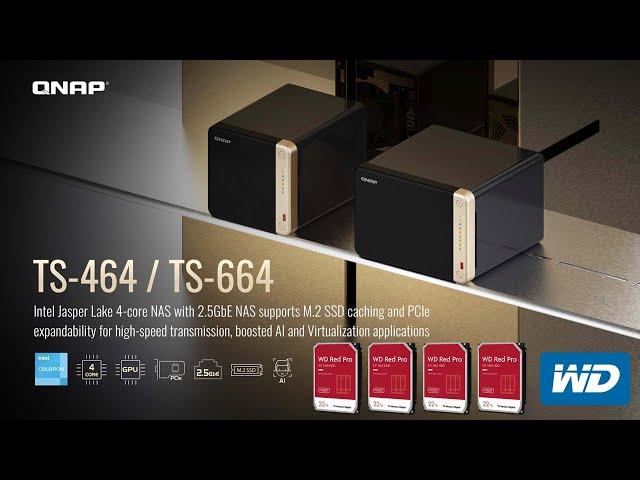 88 Terabytes of STORAGE! QNAP TS-464 Overview & Setup Guide Inc. 4 x 22TB WD Red Pro's!