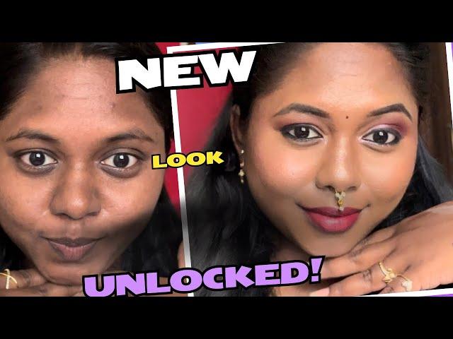 Flawless beginner friendly makeup look on dusky skin | new look unlocked