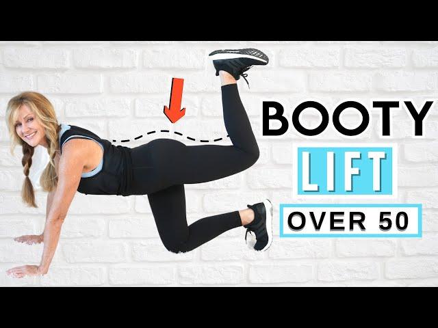 10 Minute Booty Burn Workout For Women Over 50 | No Equipment!