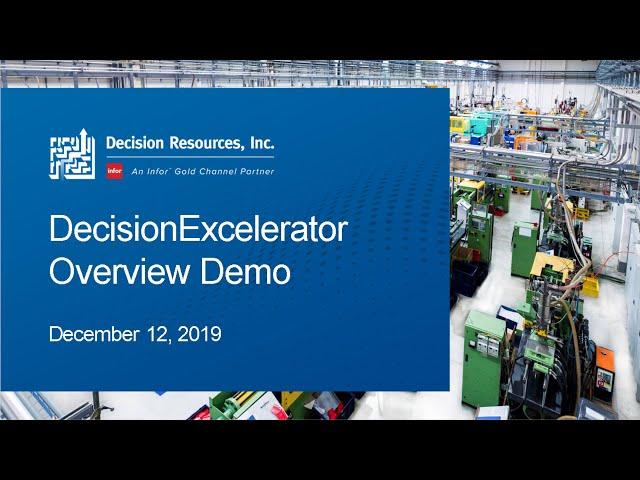 Decision Resources - DecisionExcelerator