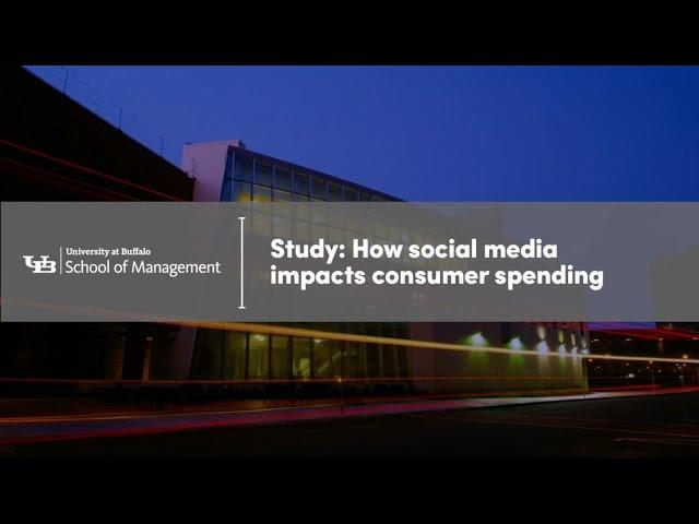Study: How social media impacts consumer spending