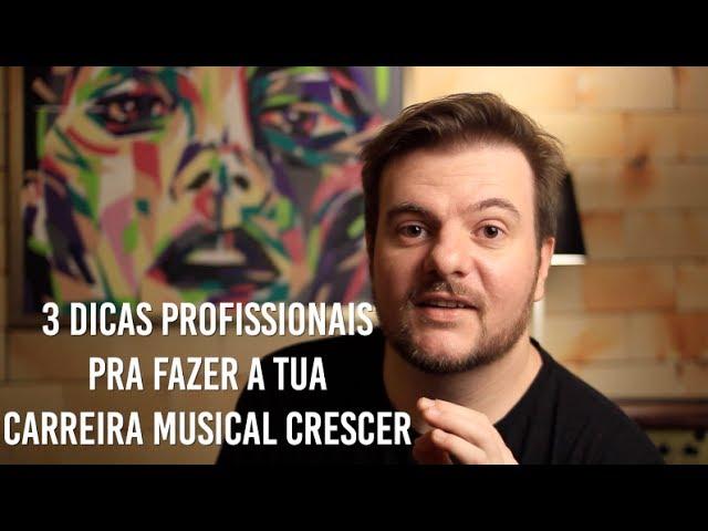 3 dicas profissionais pra fazer a tua carreira musical crescer - Marlon Heimann