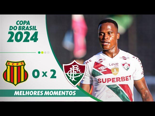 SAMPAIO CORRÊA 0 X 2 FLUMINENSE | MELHORES MOMENTOS | 3ª FASE COPA DO BRASIL 2024 | ge.globo