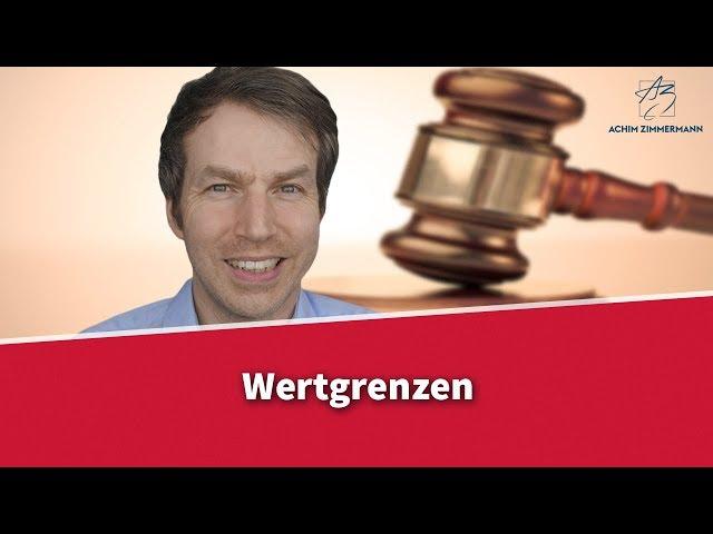 Wertgrenzen in der Zwangsversteigerung - Was bedeuten sie? | Rechtsanwalt Dr. Achim Zimmermann