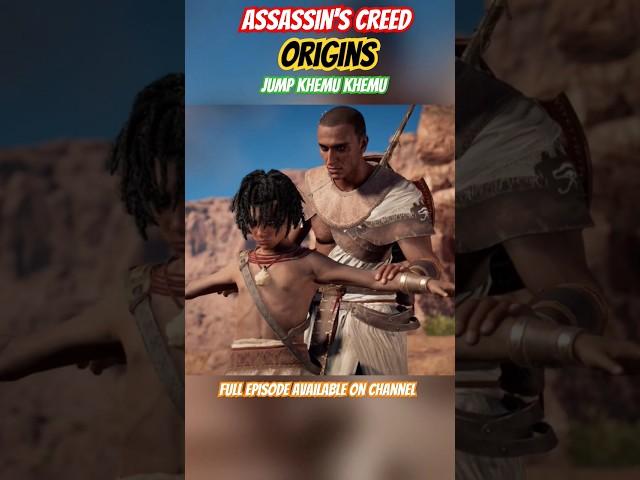 Jump Khemu Jump - Assassin's Creed Origins #shorts #gaming