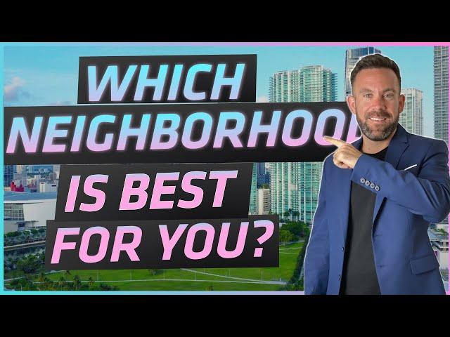 Brickell VS Edgewater VS Downtown MIAMI | Miami Best Neighborhoods (2022)