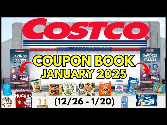  JANUARY 2025 Costco Coupon Book Grocery Preview (12/26 - 1/20)TP, Tide, Guac, Orgain, SPAM!