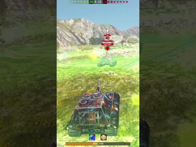 IS-7 ammoracked by Jagdpanzer E100 #wotblitz #shorts #blitz