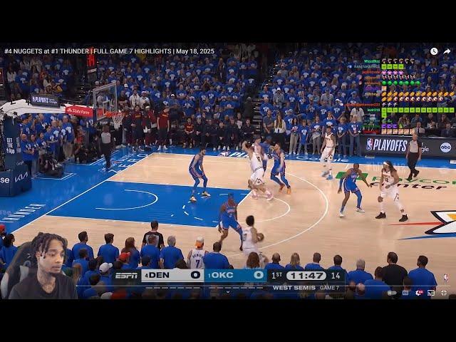 FlightReacts To #4 NUGGETS at #1 THUNDER | FULL GAME 7 HIGHLIGHTS | May 18, 2025!