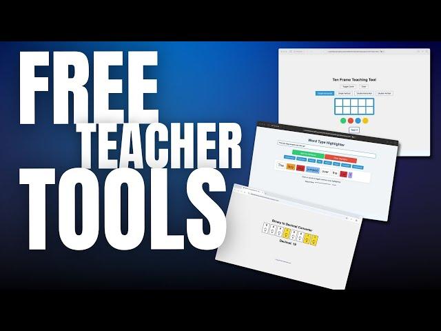 Free Teaching Tools for Primary Teachers