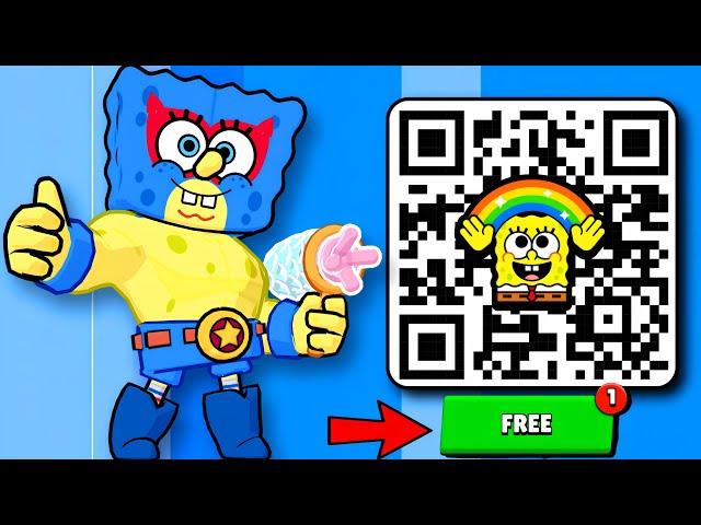 CLAIM NOW  SPONGEBOB MEGA EVENT GIFTS QR CODE 