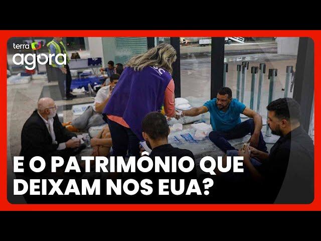 O que aconteceu com brasileiros deportados ao chegarem ao país?