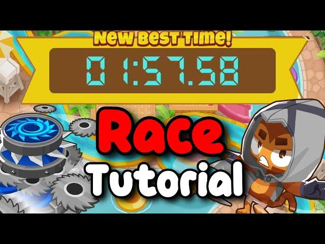 BTD6 Race Tutorial / guide |  2 Lanes, 1 Tower for each