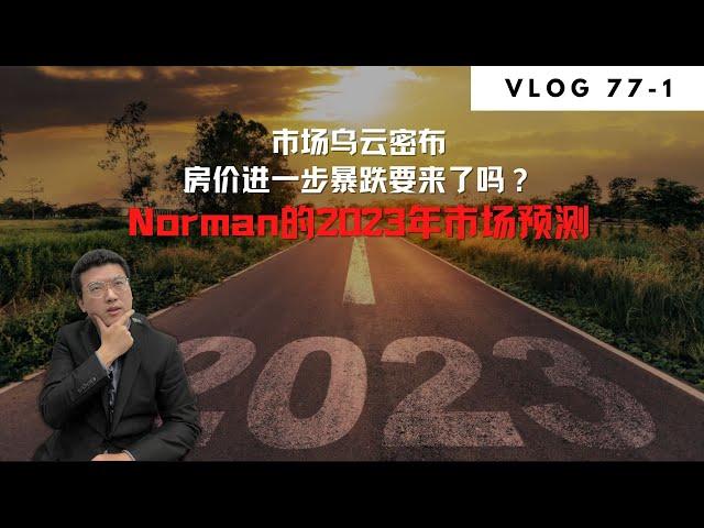 市场乌云密布，房价进一步暴跌要来了吗？Norman的2023年市场预测 | Norman Xu 诺米之家 Vlog#77-1 (2023)