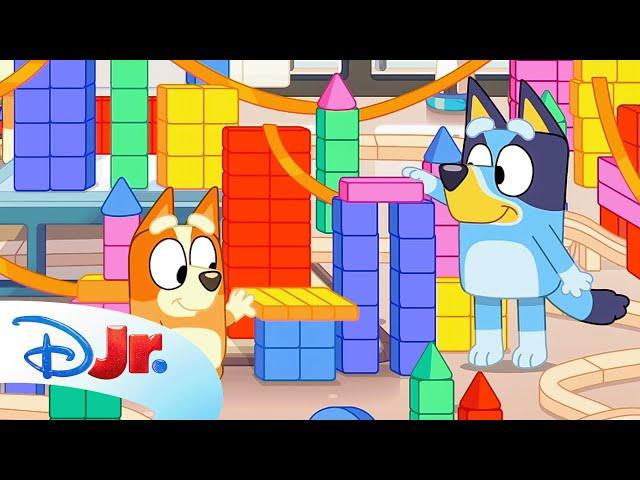 FULL BLUEY MINISODE | Blocks | @disneyjr x @blueyofficalchannel