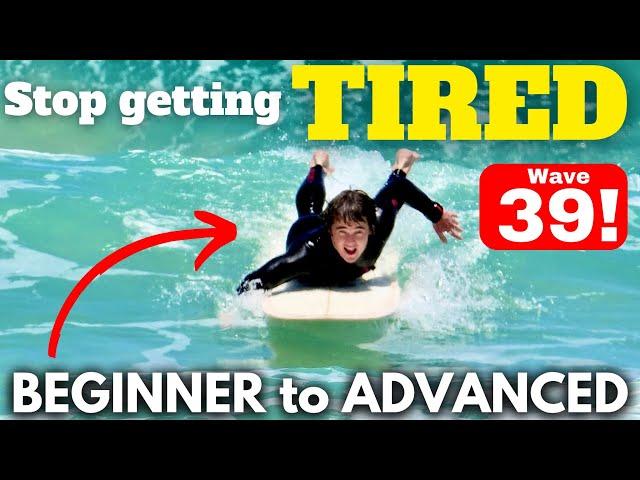 7 Steps to Surfing Without getting Tired (More Energy, Waves + Longer Surfs!  FULL GUIDE) TSG #150