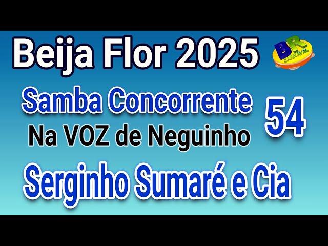 Beija Flor 2025 Serginho Sumaré e Cia Samba Concorrente na Voz de Neguinho SAMBA 54 Carnaval 2025