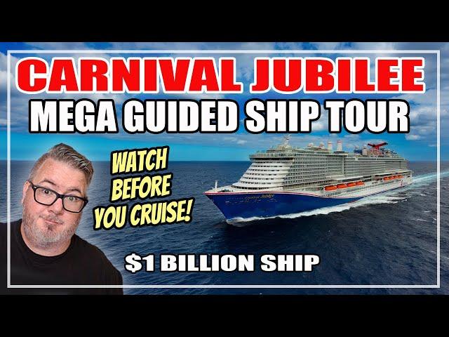 Carnival Jubilee Ship Tour | A Guided Tour Around a $1 Billion Cruise Ship