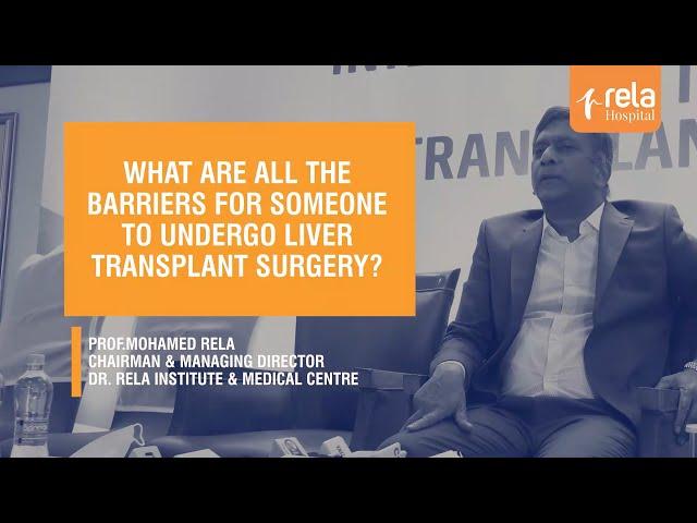 Prof. Mohamed Rela clarified the main eligibility factor for #Liver Transplantation.