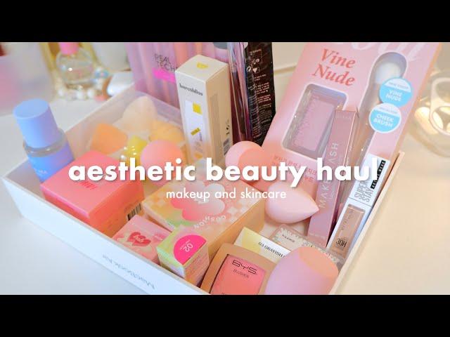 aesthetic beauty haul  | k-beauty + local favorites | watsons haul | philippines