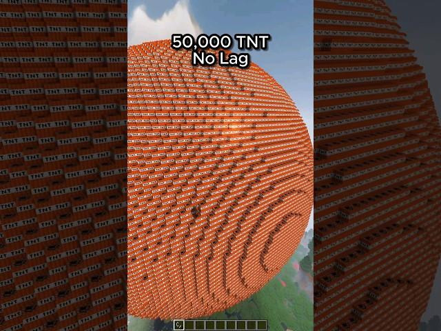 Minecraft 50,000 TNT Explosion... NO LAG (NASA PC) #minecraft