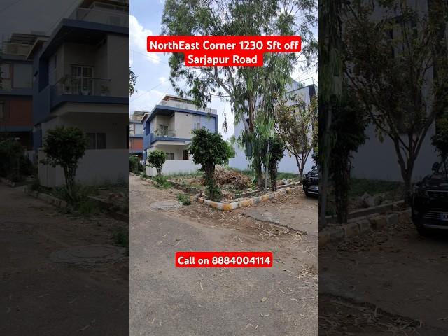 Corner plot for Sale on Sarjapur Road Bangalore
