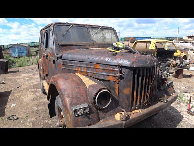 Restoration GAZ 69 ! Реставрация ретро-машины ГАЗ 69 !