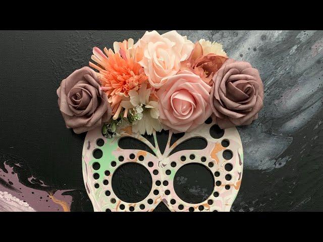 Sugar skull series #1 “Lovely” Mixed Media