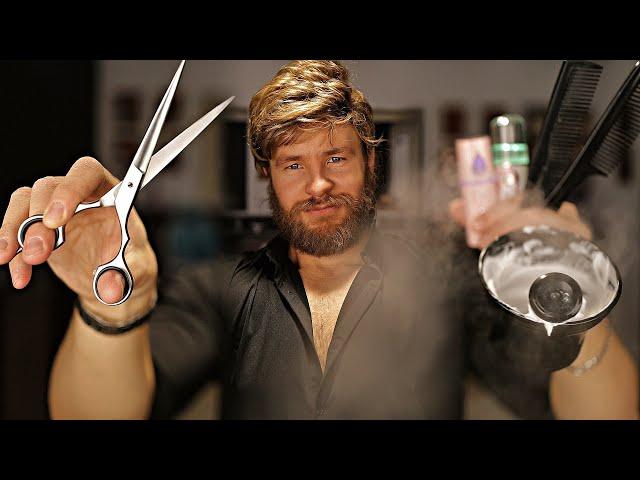 ASMR The Most Luxurious Haircut & Razor Shave🪒️