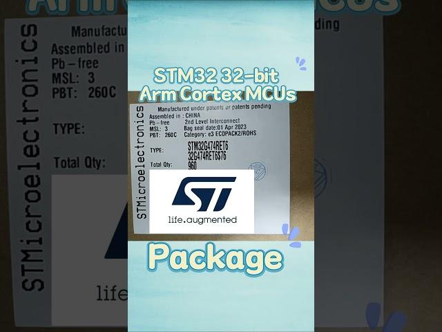 STMicroelectronics Series STM32G474RET6  High-performance Arm® Cortex®-M4 32-bit RISC core. #stm32