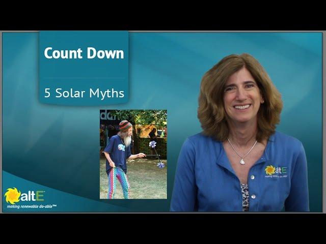 5 Solar Myths