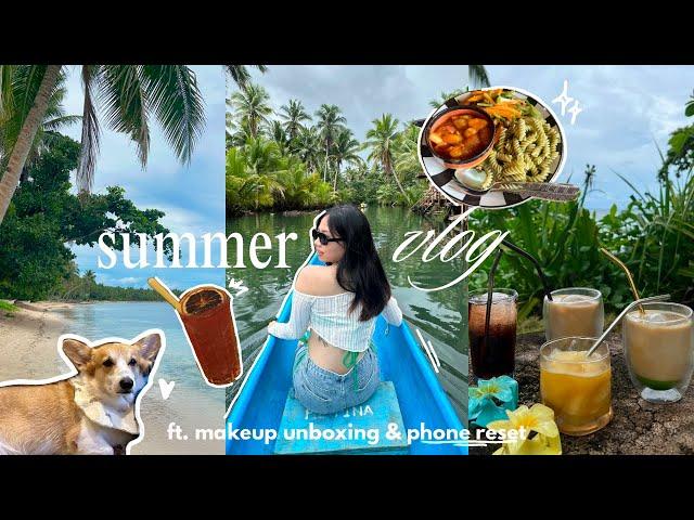 SUMMER 2024 IN SIARGAO   makeup unboxing, perfumes, phone accessories ⋆౨ৎ