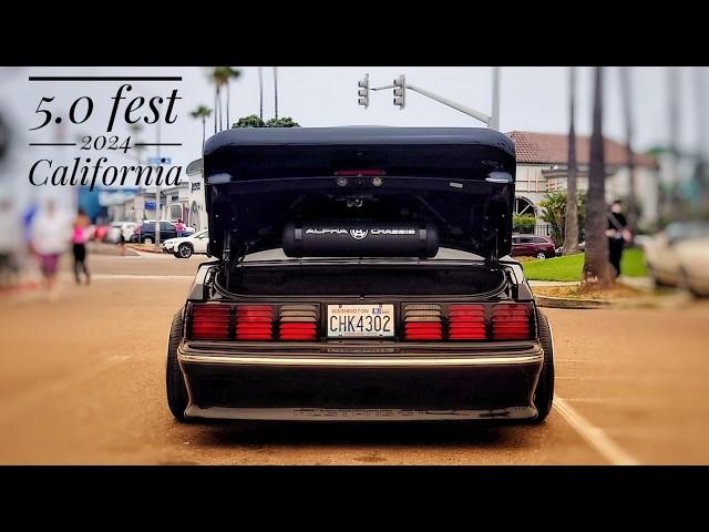 Foxbody Mustangs of California 2024! 5.0 Fest by First Klass Car Club