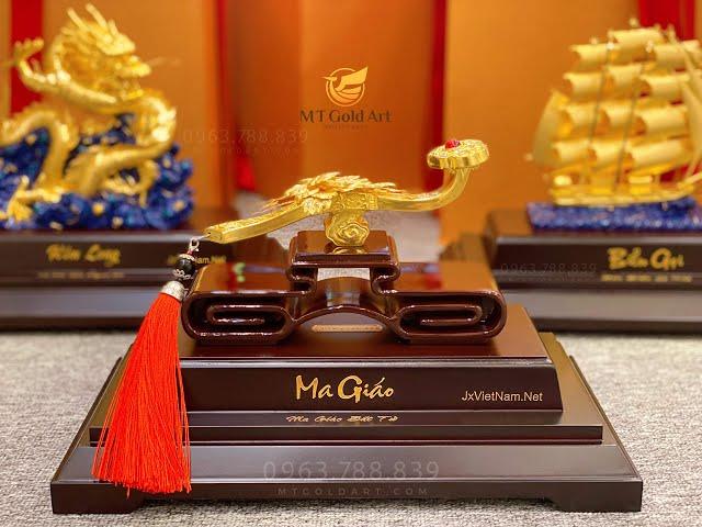 MT Gold Art - Gậy Quyền Trượng dát vàng 24k