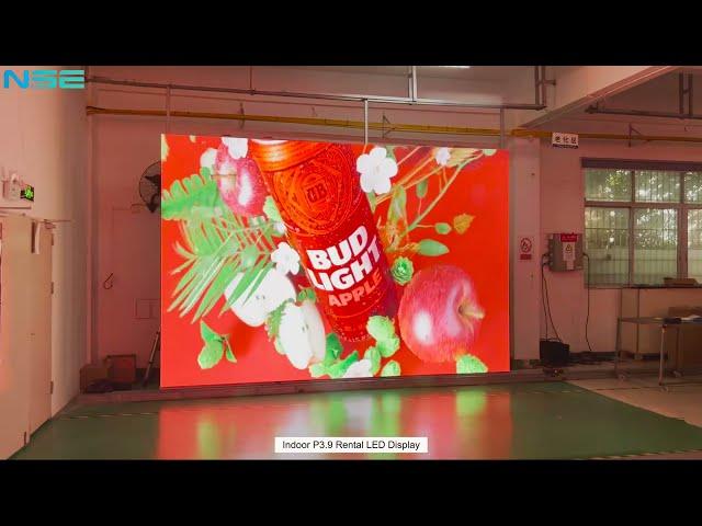 NSE Indoor P3.9 High Definition Rental LED Display/Screen/Sign